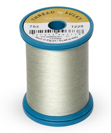 Cotton and Steel Thread by Sulky -  Nckle Grey