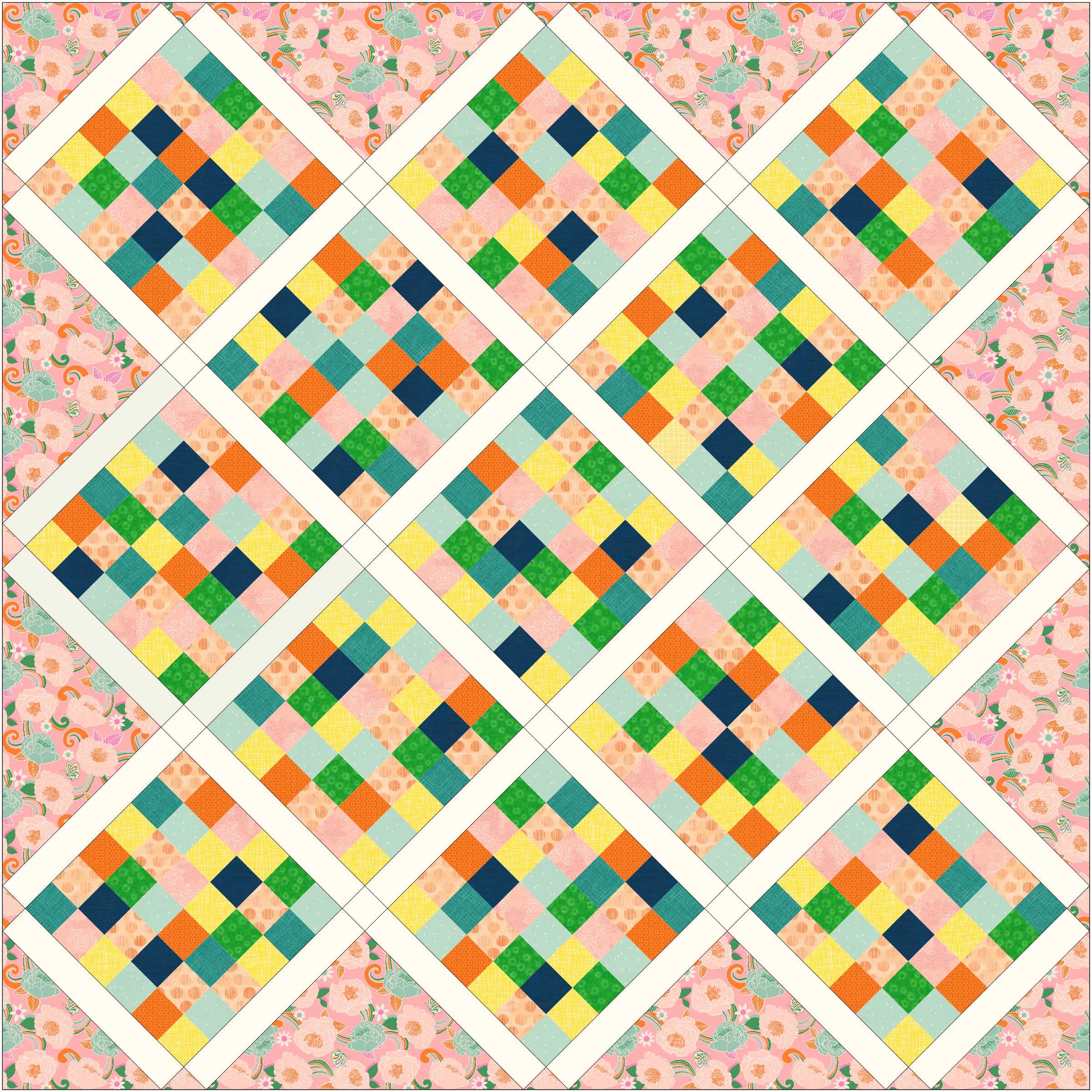 The Next Stitch - Homebody Quilt - digital pattern