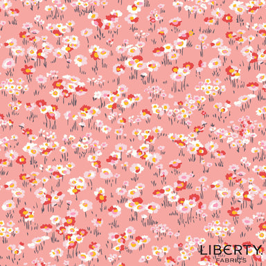 Liberty - Garden Party - Darling Daisies in pink