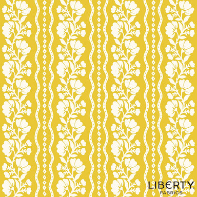 Liberty - Garden Party - Jasmine Path in yellow