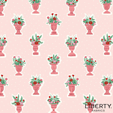 Liberty - Garden Party - Jardiniere Spot in pink