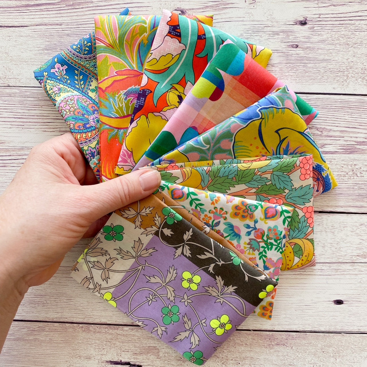 Liberty Lawn -The Bold & The Beautiful fat 1/16 bundle