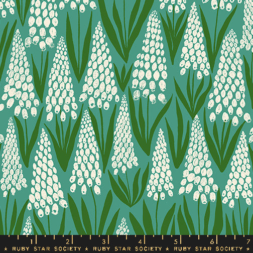 Jen Hewett - Endpaper- Muscari in watercress