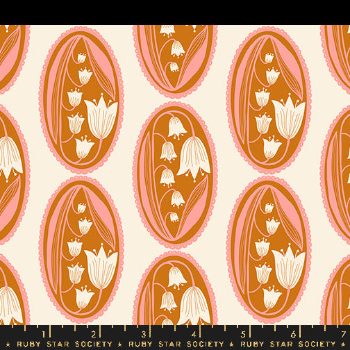 Jen Hewett - Endpaper - Lily of the Valley in natural