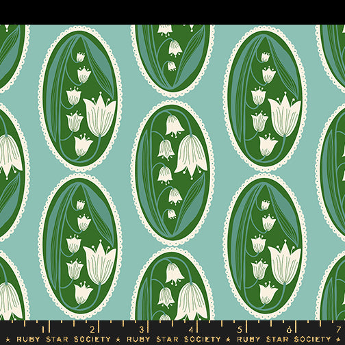 Jen Hewett - Endpaper - Lily of the Valley in water