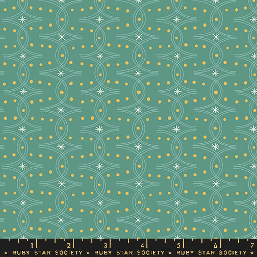 Jen Hewett - Endpaper - Endpaper in watercress