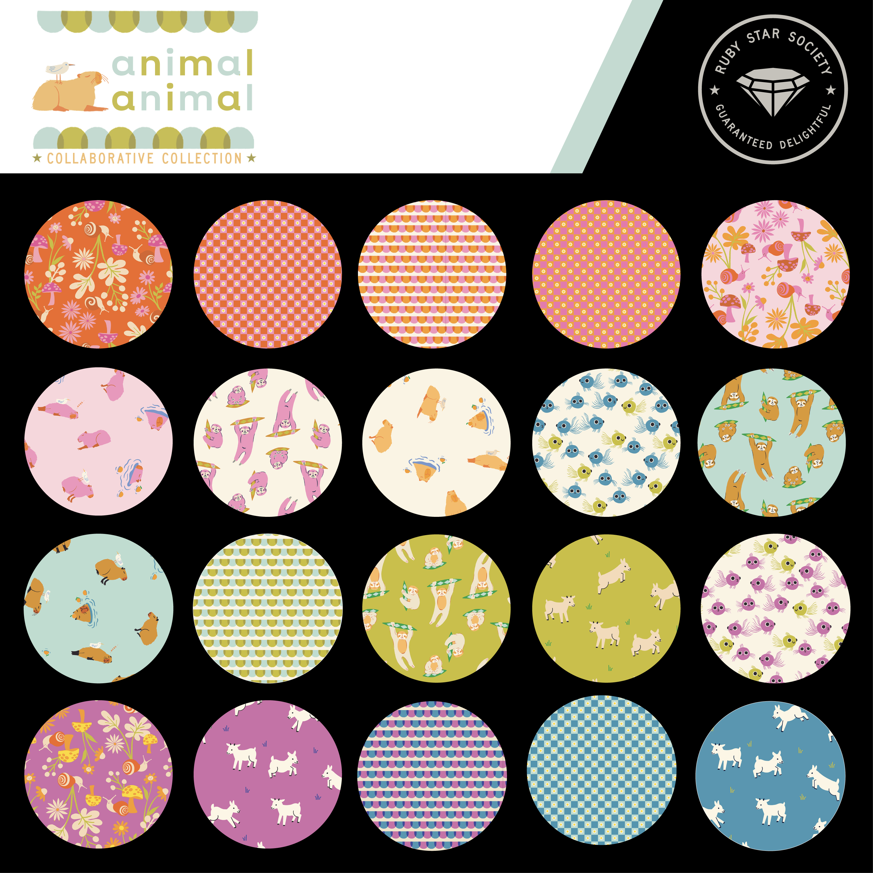 Ruby Star Society - Animal Animal Fat 1/8th bundle PRESALE