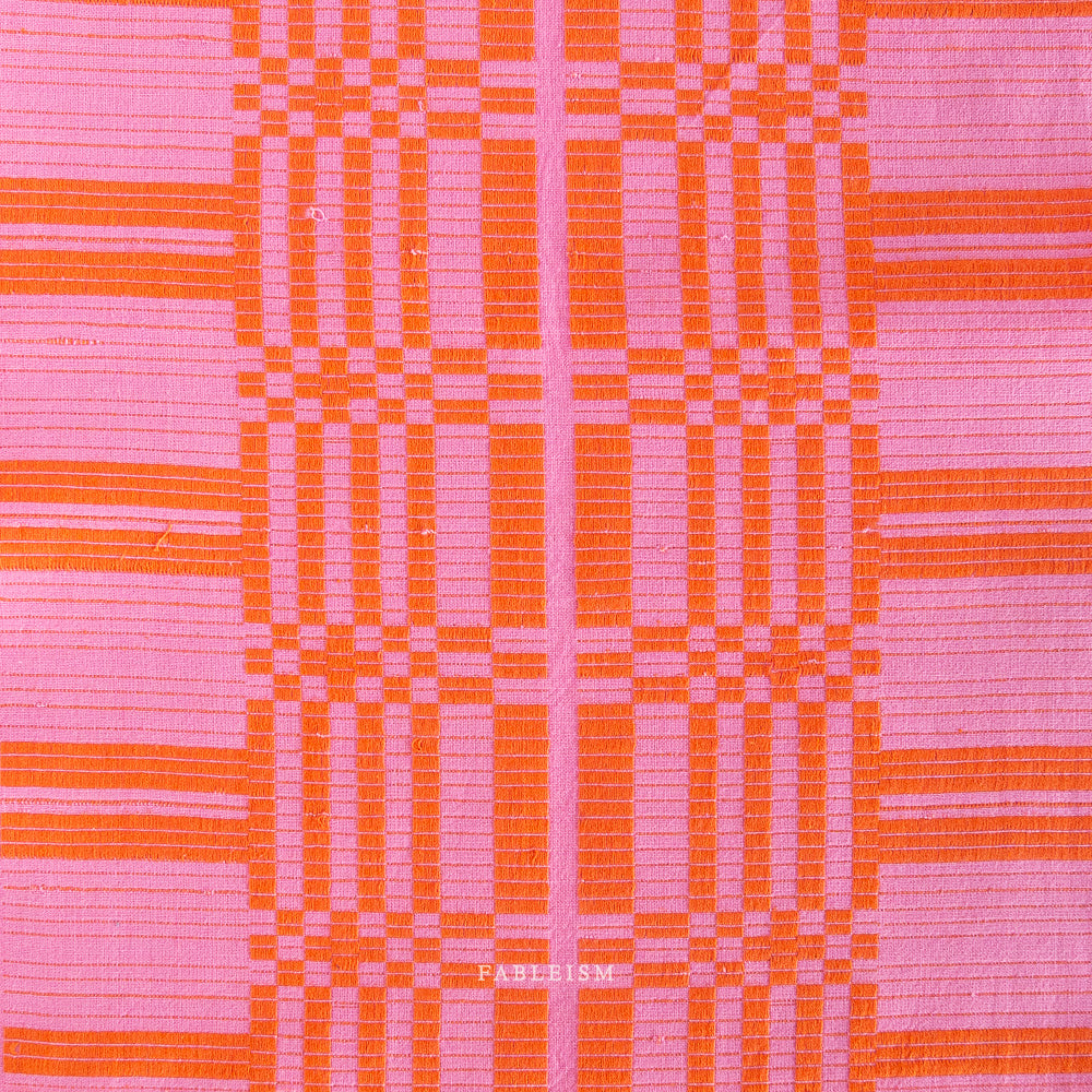 Fableism Swedish Holiday - Astrid weave in pink and red