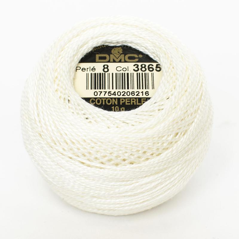 DMC Perle 8 thread - 3865 - Winter White - The Next Stitch