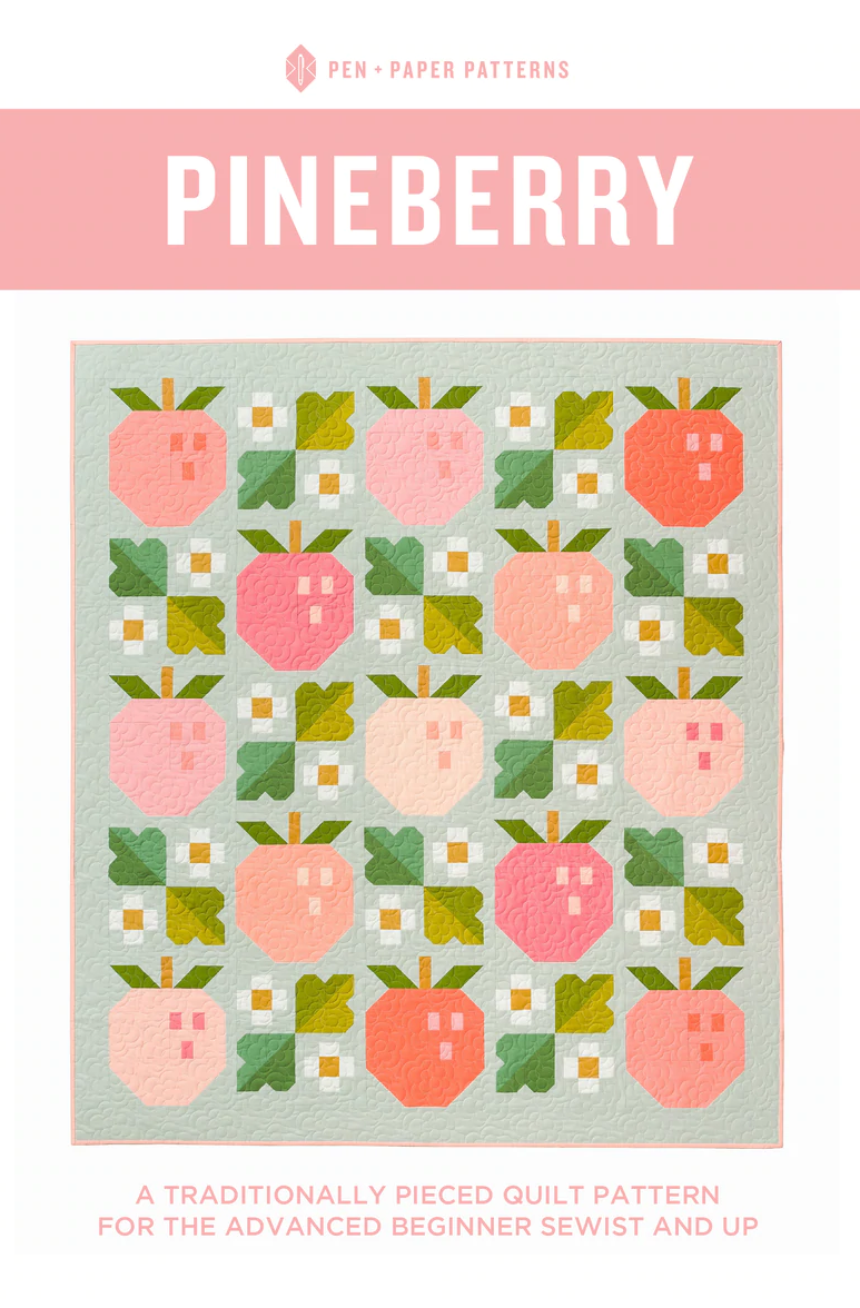 Pen + Paper Patterns - Pineberry quilt pattern