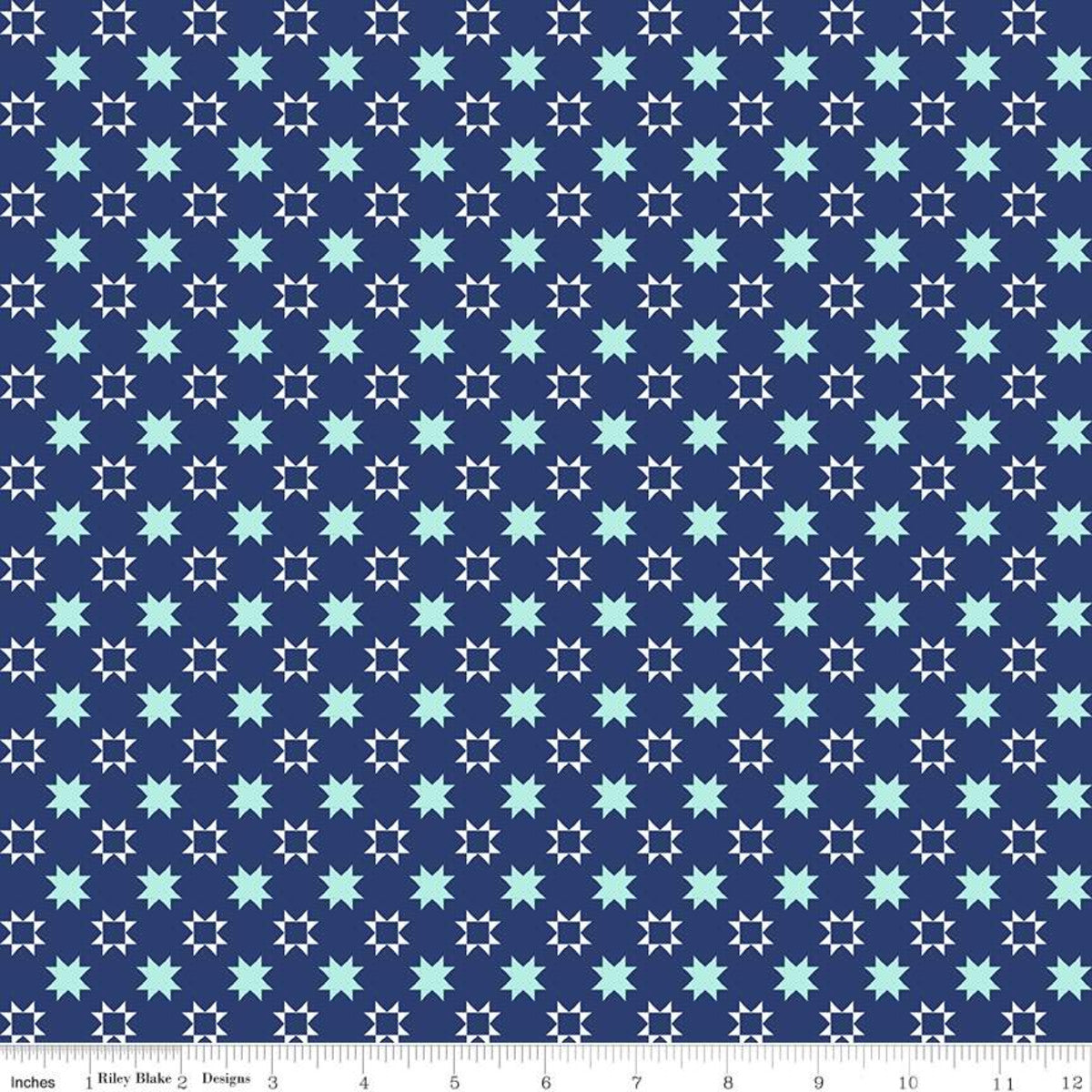 Quilt Fair - Tasha Noel - Quilty Stars in Navy