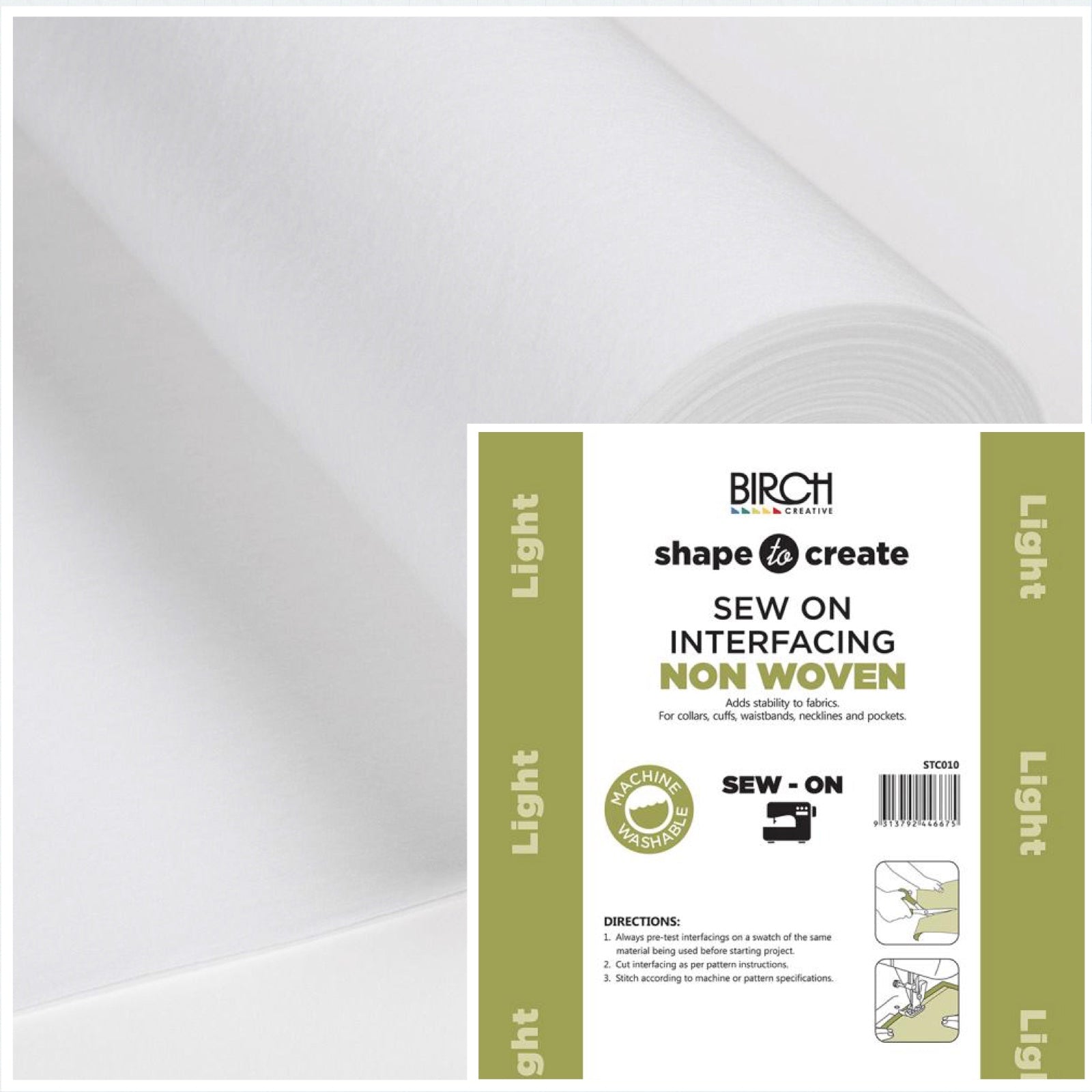 Birch - Shape to Create- Sew-on light weight interfacing